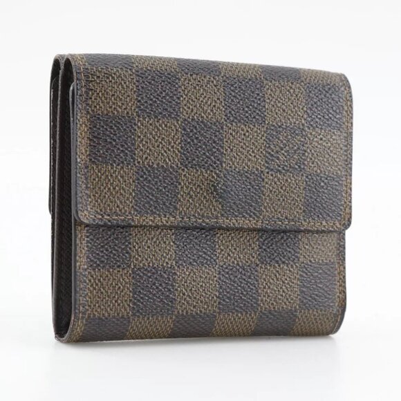 LOUIS VUITTON Porte BilletsCartes Crdit Bi-Fold Wallet N61652 Double Sided... - Picture 1 of 11